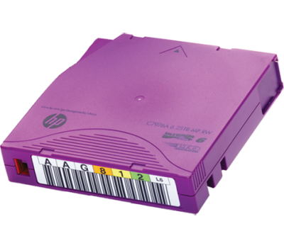 Картридж C7976A HP Ultrium LTO-6 Data cartridge, 6.25TB RW